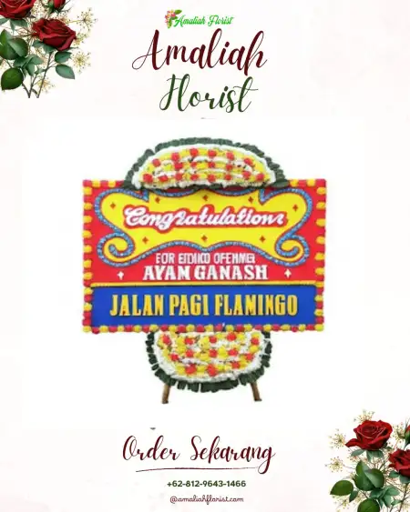 Sewa Papan Bunga Durian Rampak